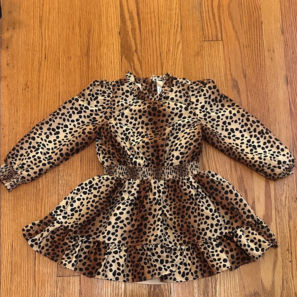 Janie and Jack Leopard Print Dress